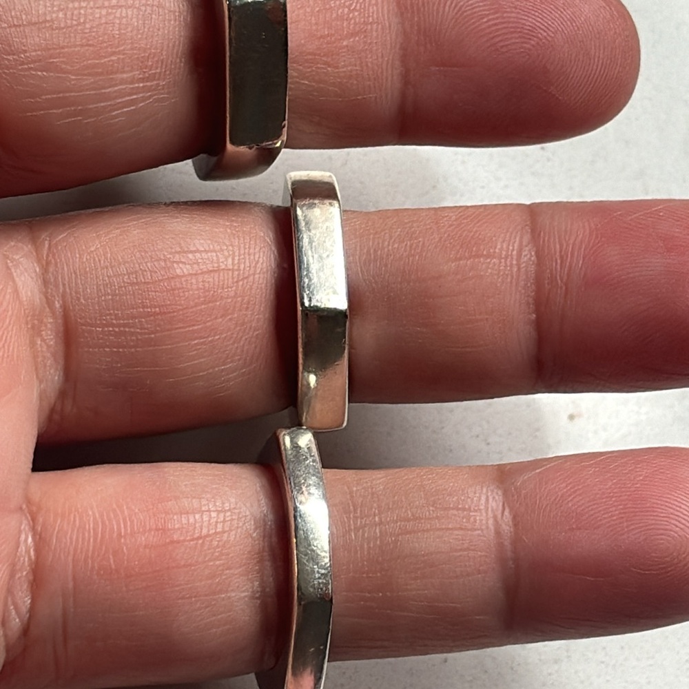 Gucci Sterling Silver Stack Rings - image 6